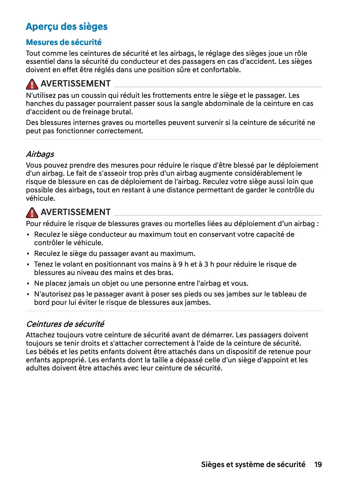 2026 Hyundai Nexo Owner's Manual | French