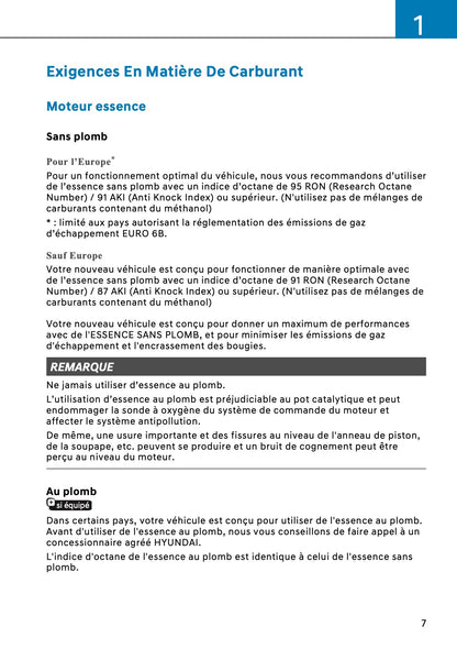 2026 Hyundai Santa Fe Manuel du propriétaire | Français