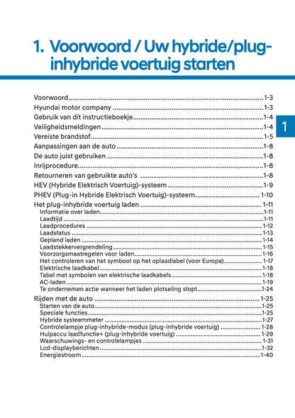 2023-2024 Hyundai Santa Fe Hybrid/PHEV Owner's Manual | Dutch