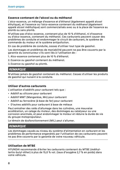 2026 Hyundai Santa Fe PHEV Owner's Manual | French
