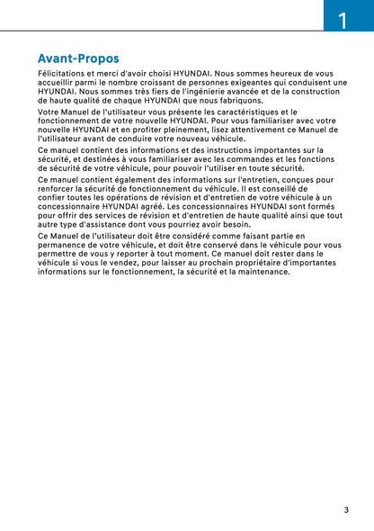 2026 Hyundai Santa Fe PHEV Owner's Manual | French