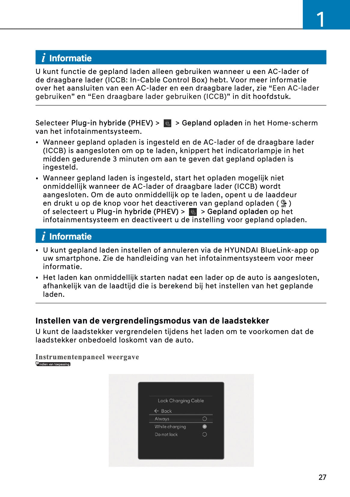 2026 Hyundai Santa Fe PHEV Owner's Manual | Dutch