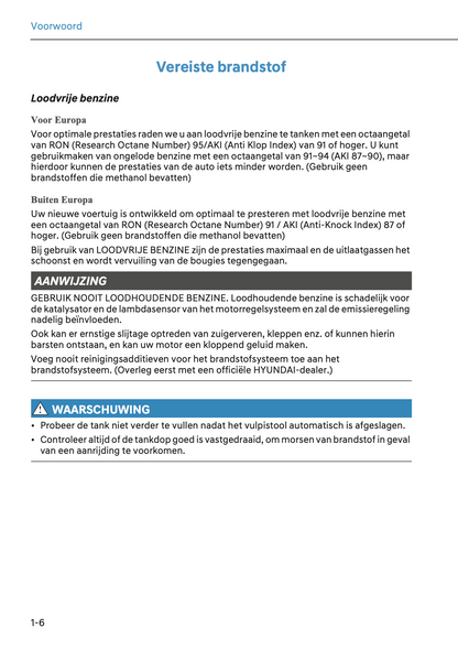 2024-2025 Hyundai Tucson Hybrid/Tucson Plug-in-Hybrid Gebruikershandleiding | Nederlands