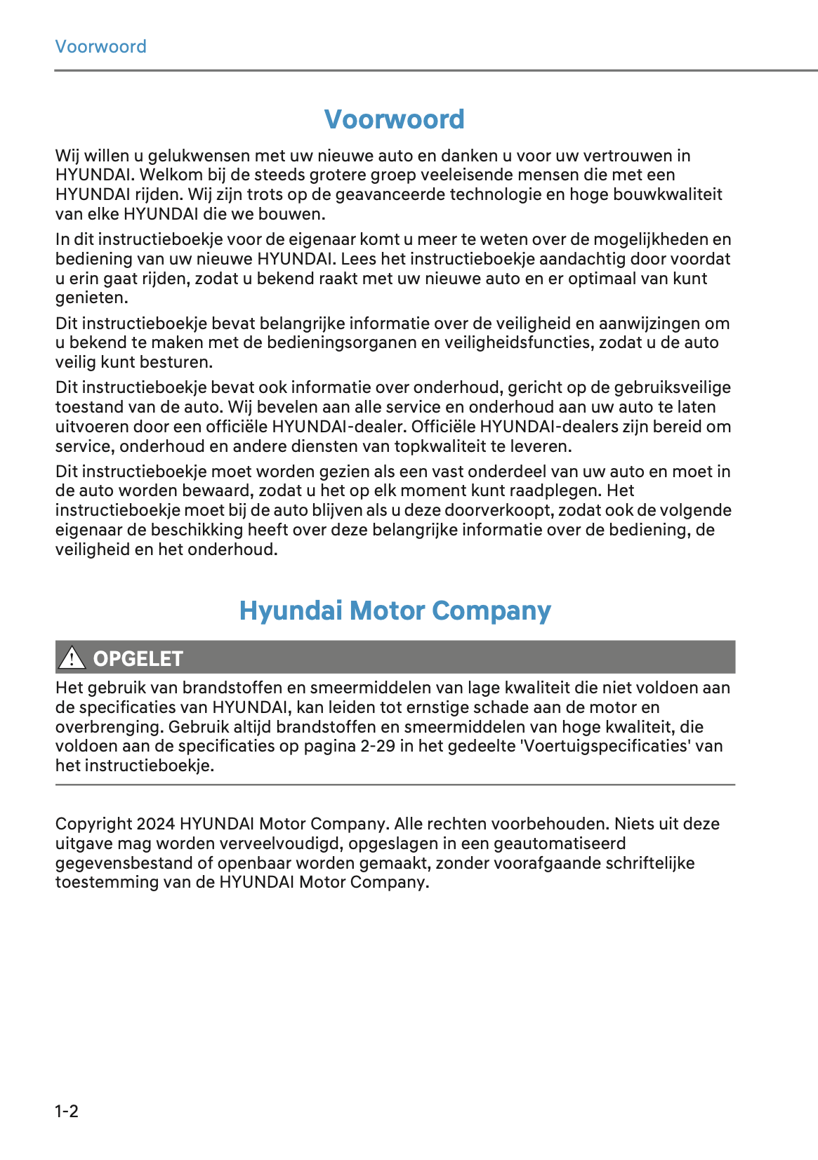 2024-2025 Hyundai Tucson Gebruikershandleiding | Nederlands