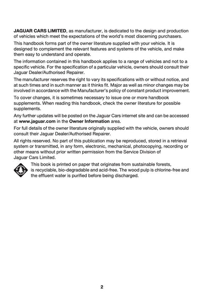 2005 Jaguar XJ Owner's Manual | English US