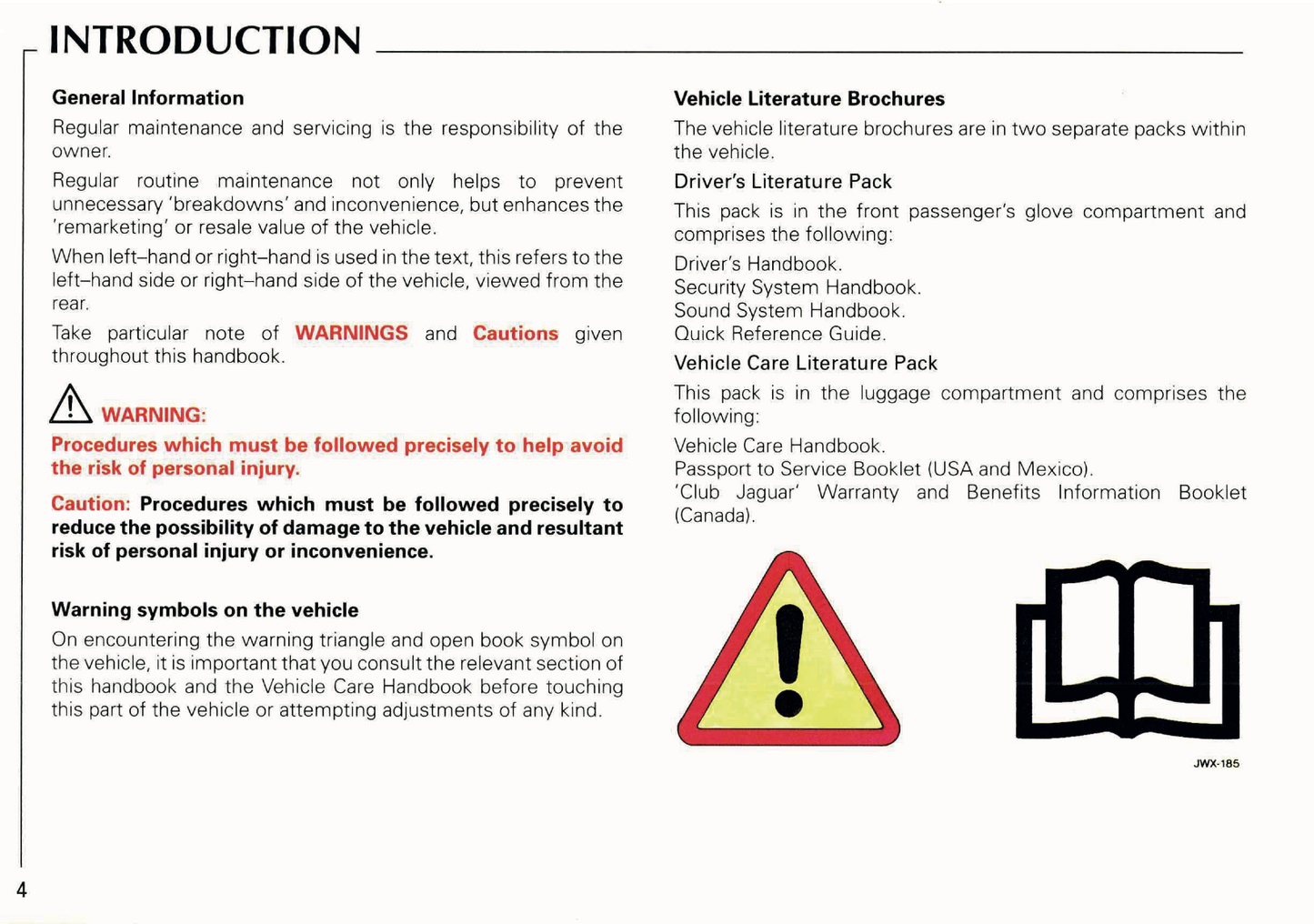 1998 Jaguar XK8 Owner's Manual | English