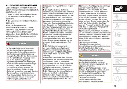 2025 Jeep Avenger Bedienungsanleitung | Deutsch
