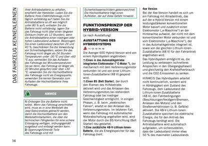 2025 Jeep Avenger Bedienungsanleitung | Deutsch