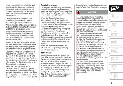 2025-2026 Jeep Avenger Bedienungsanleitung | Deutsch