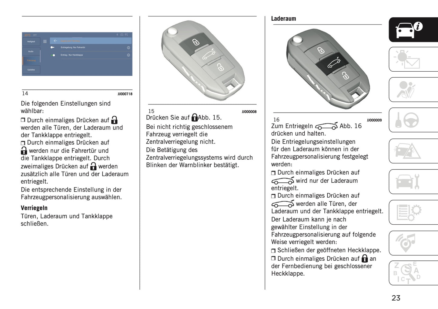 2025-2026 Jeep Avenger Bedienungsanleitung | Deutsch