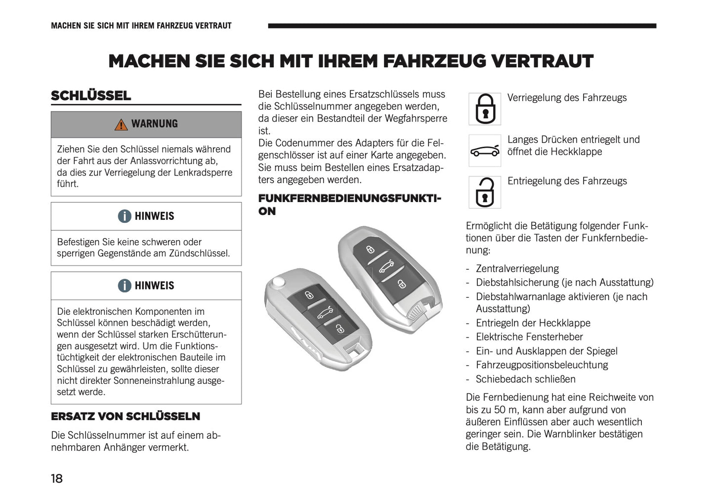 2026 Jeep Avenger Owner's Manual | German