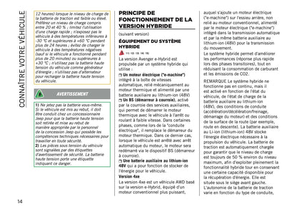 2025 Jeep Avenger Owner's Manual | French