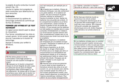 2025 Jeep Avenger Owner's Manual | French