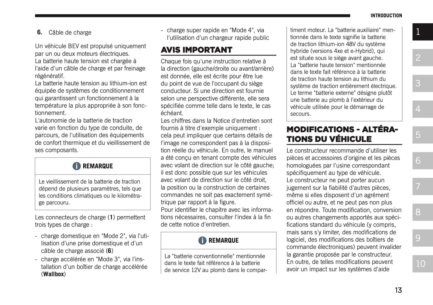 2026 Jeep Avenger Owner's Manual | French