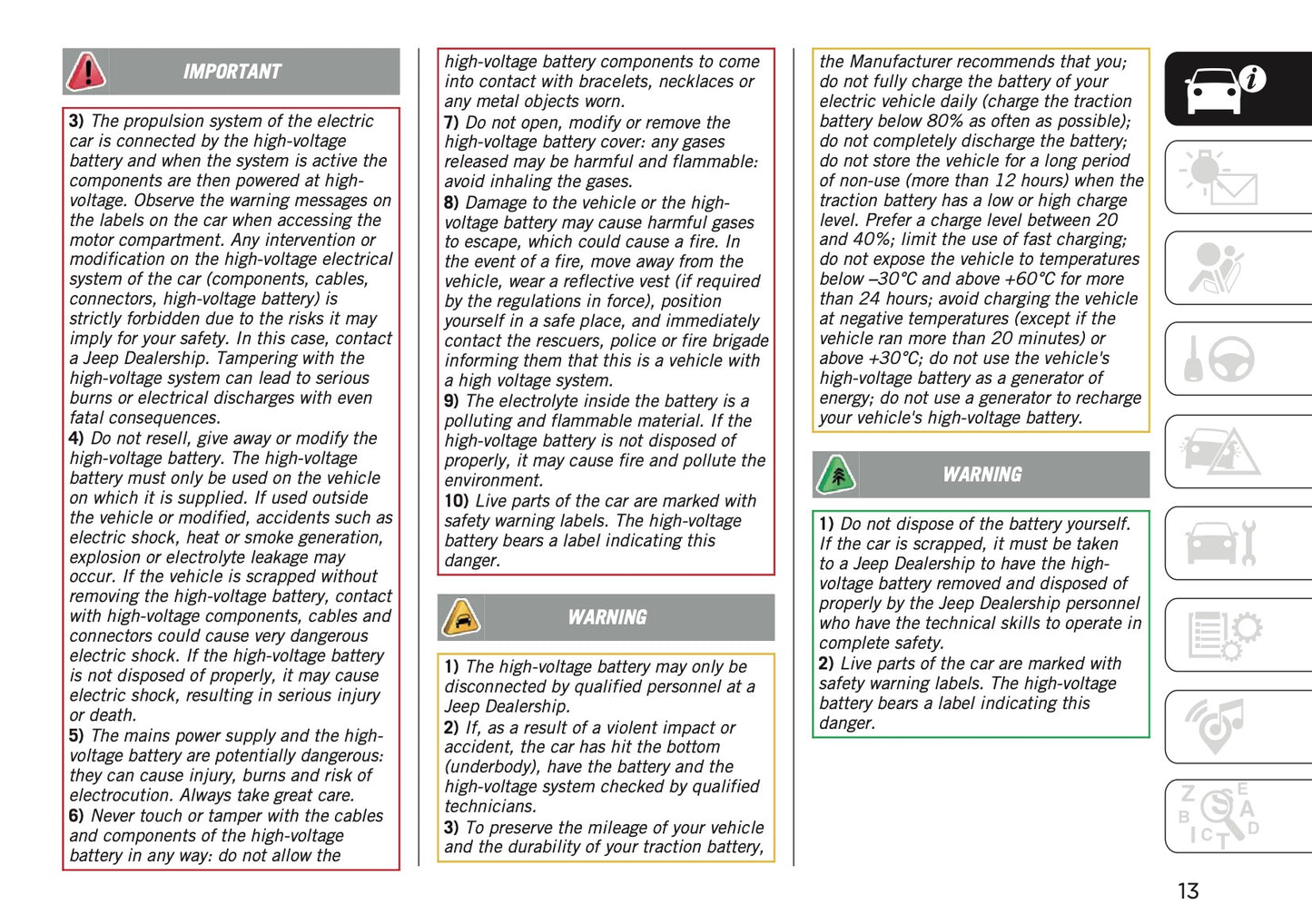 2025 Jeep Avenger Owner's Manual | English