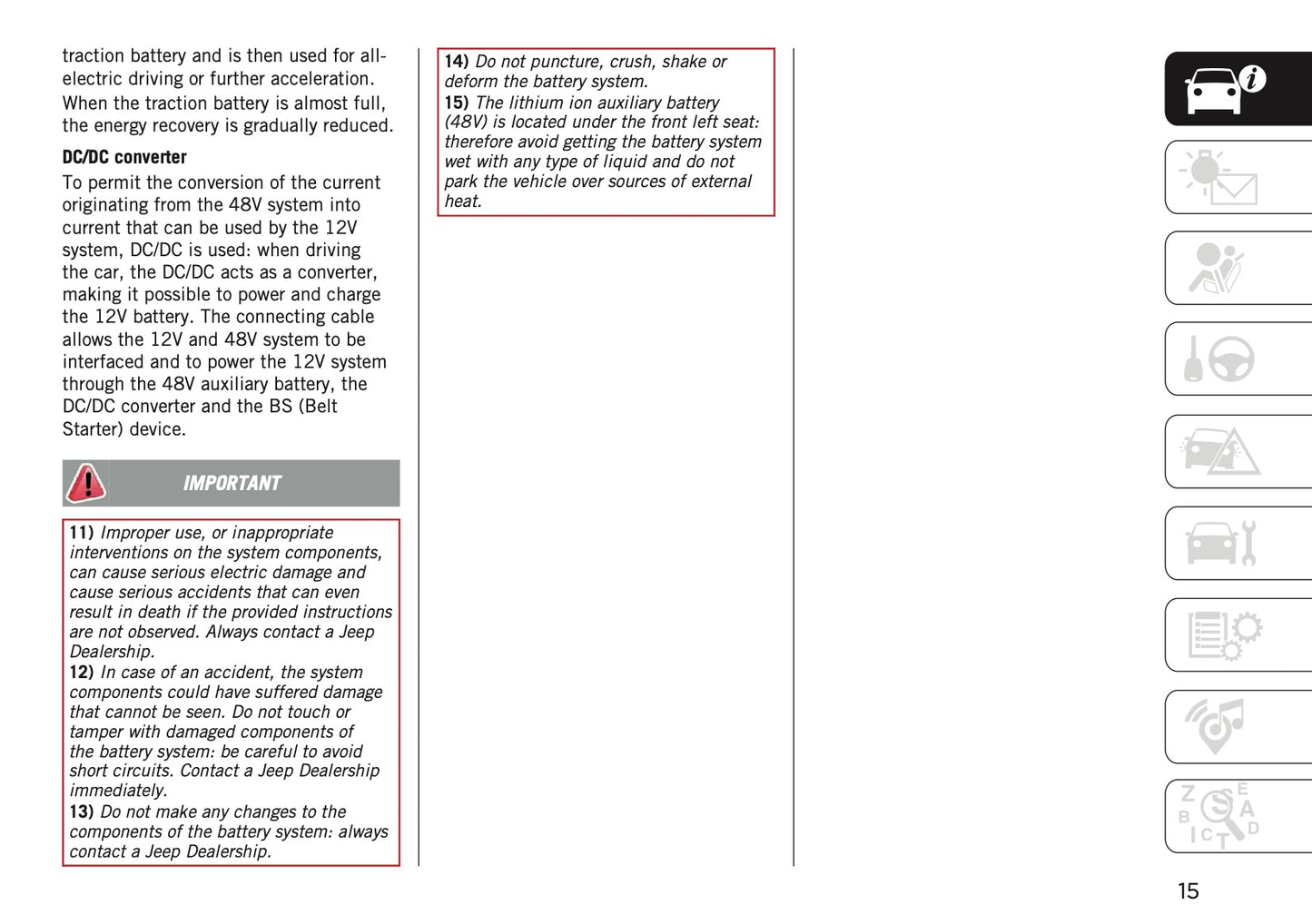 2025 Jeep Avenger Owner's Manual | English