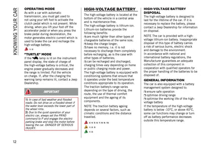 2026 Jeep Avenger Owner's Manual | English