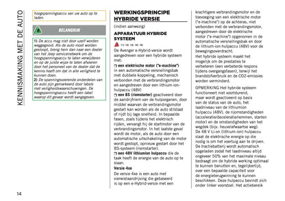 2025-2026 Jeep Avenger Owner's Manual | Dutch