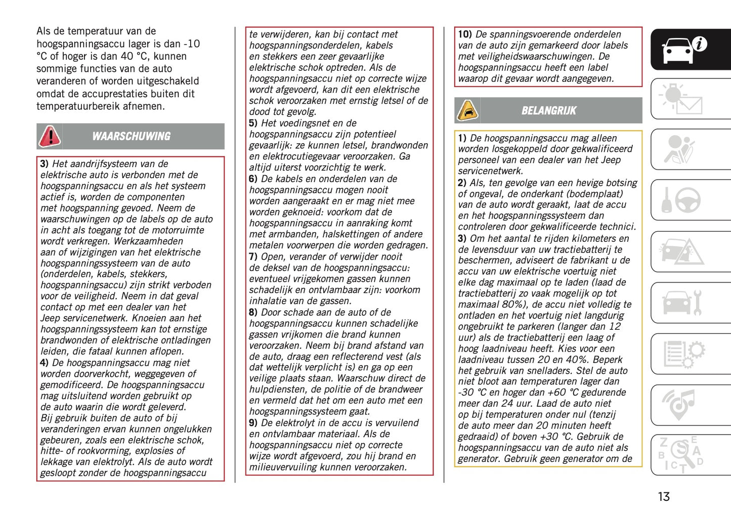 2026 Jeep Avenger Gebruikershandleiding | Nederlands