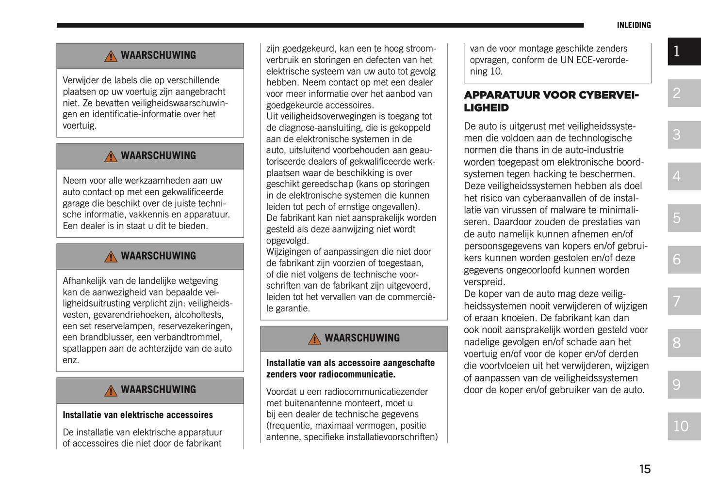 2026 Jeep Avenger Owner's Manual | Dutch