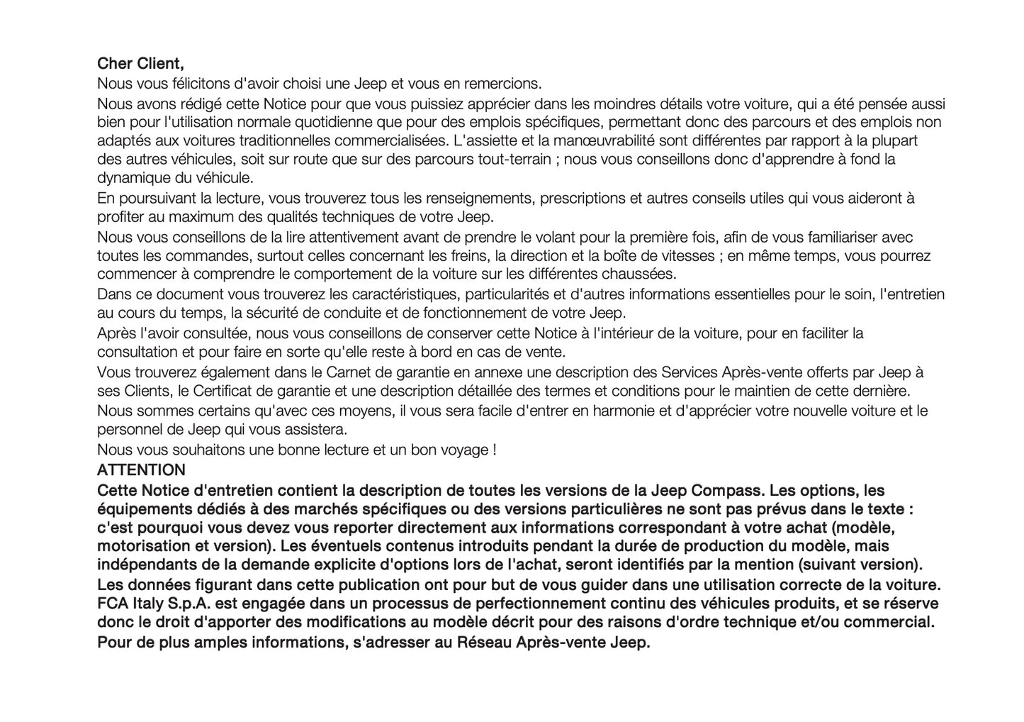 2020-2021 Jeep Compass Owner's Manual | French