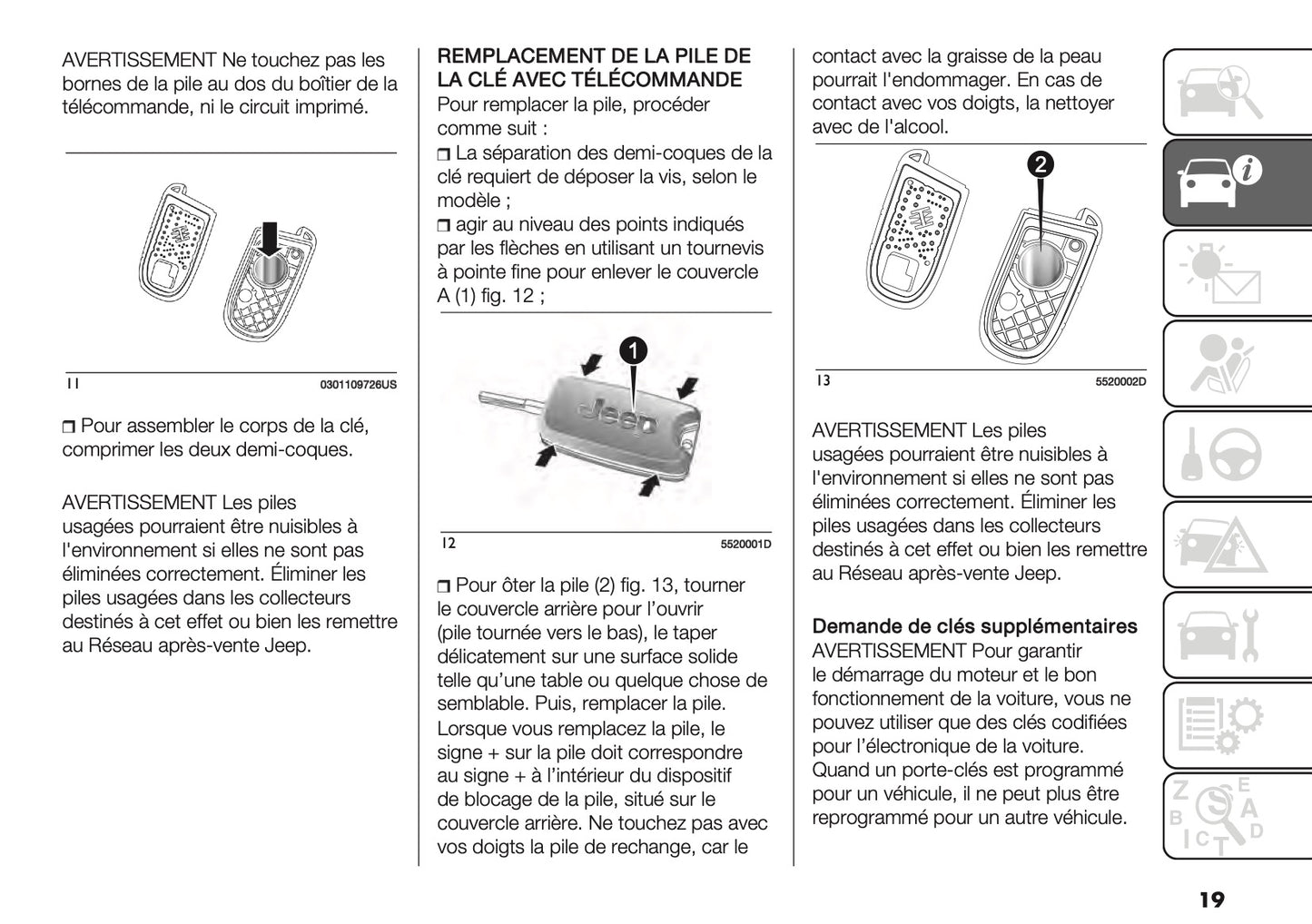 2020-2021 Jeep Compass Owner's Manual | French