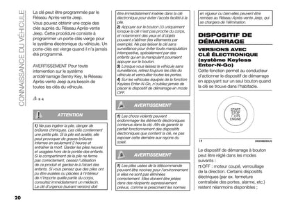 2020-2021 Jeep Compass Owner's Manual | French