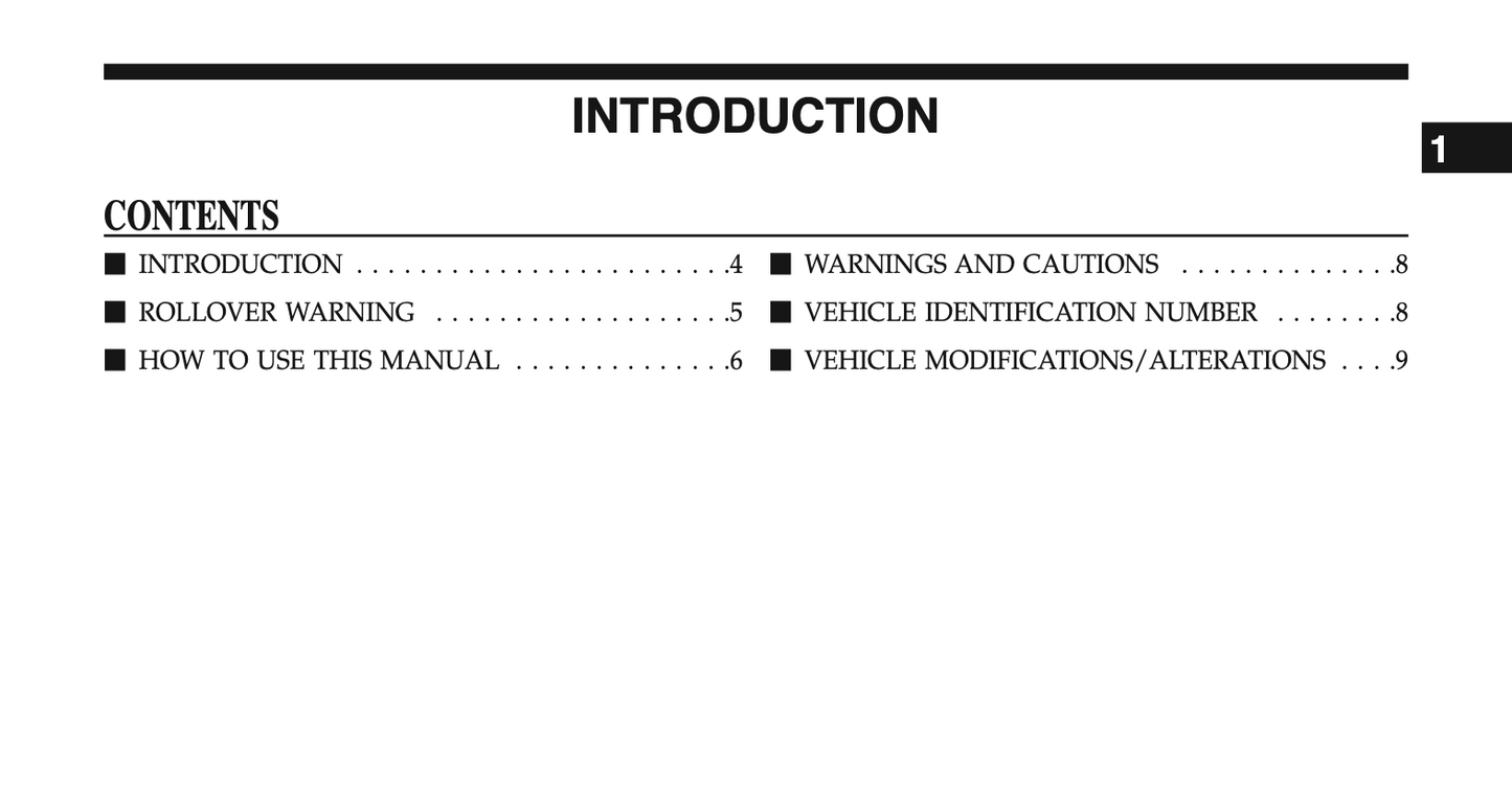 2014 Jeep Grand Cherokee SRT8 Owner's Manual | English