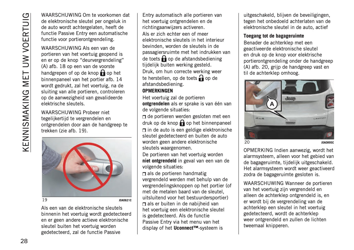 2022-2023 Jeep Renegade Owner's Manual | Dutch