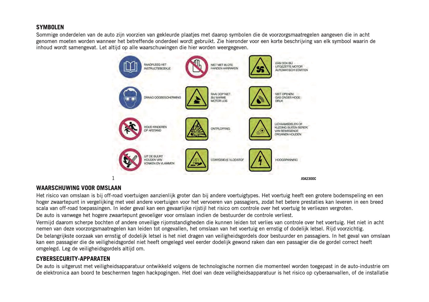2022-2023 Jeep Renegade Owner's Manual | Dutch