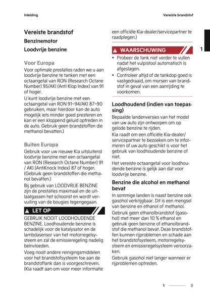 2024-2025 Kia Picanto Owner's Manual | Dutch