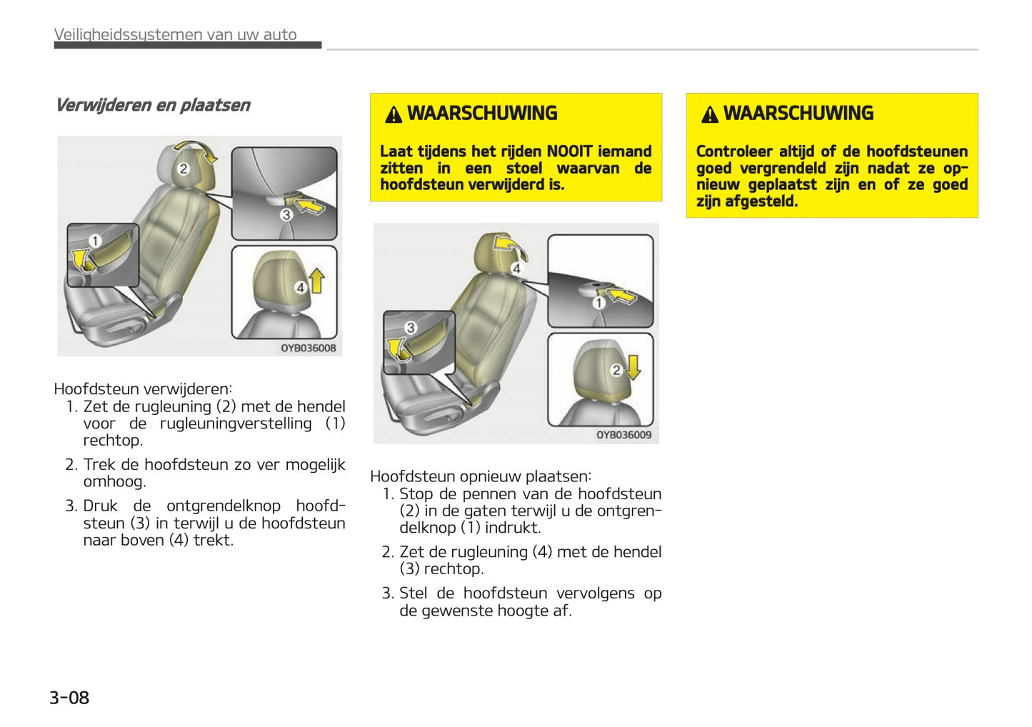 2018-2019 Kia Rio Owner's Manual | Dutch