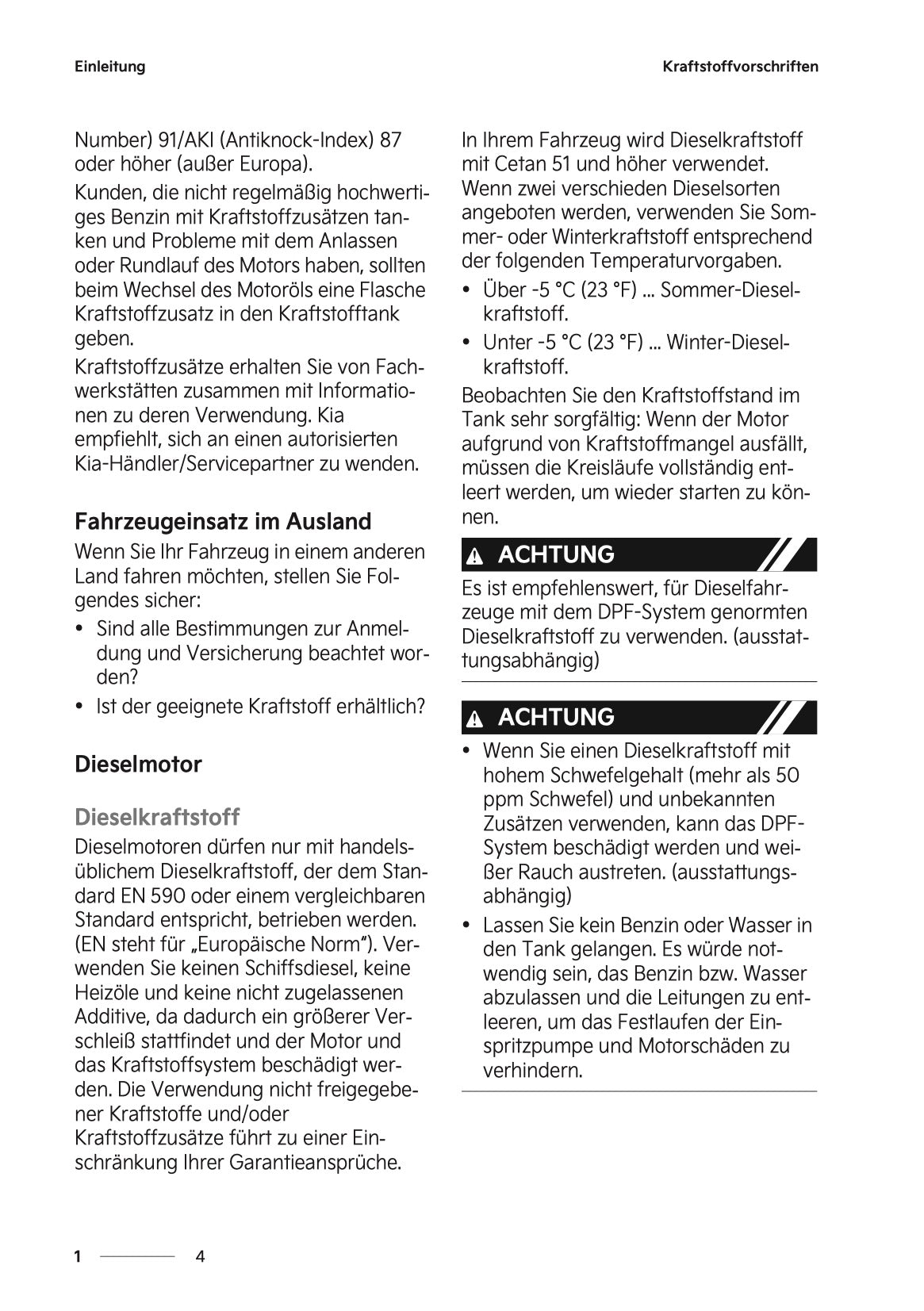 2024-2025 Kia Sportage Owner's Manual | German