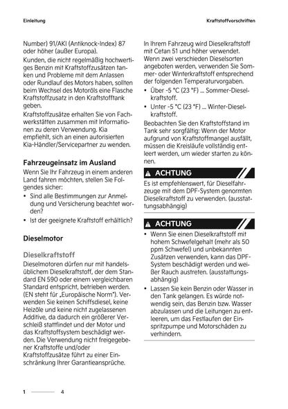 2024-2025 Kia Sportage Owner's Manual | German