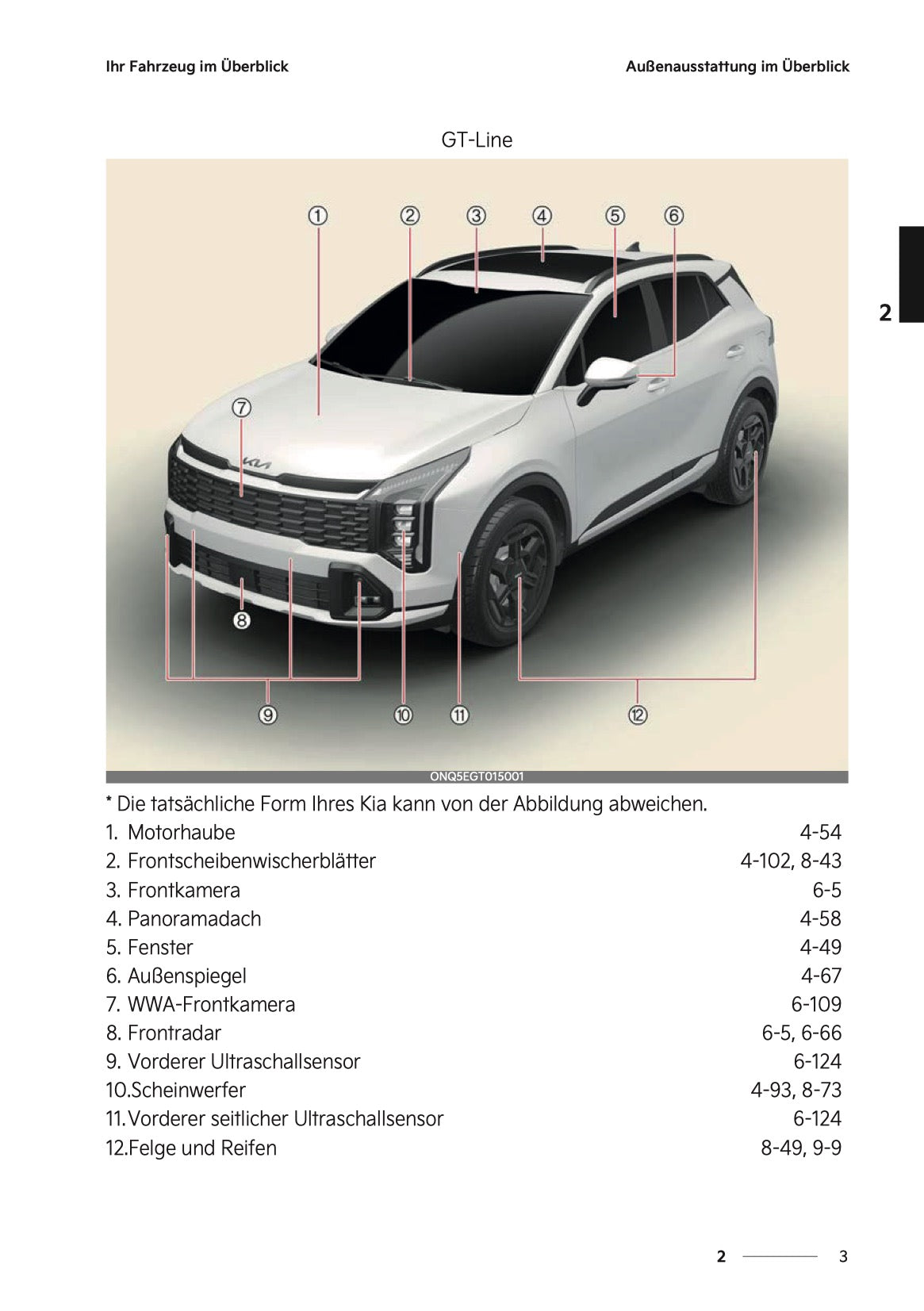2026 Kia Sportage/Sportage Hybrid Owner's Manual | German