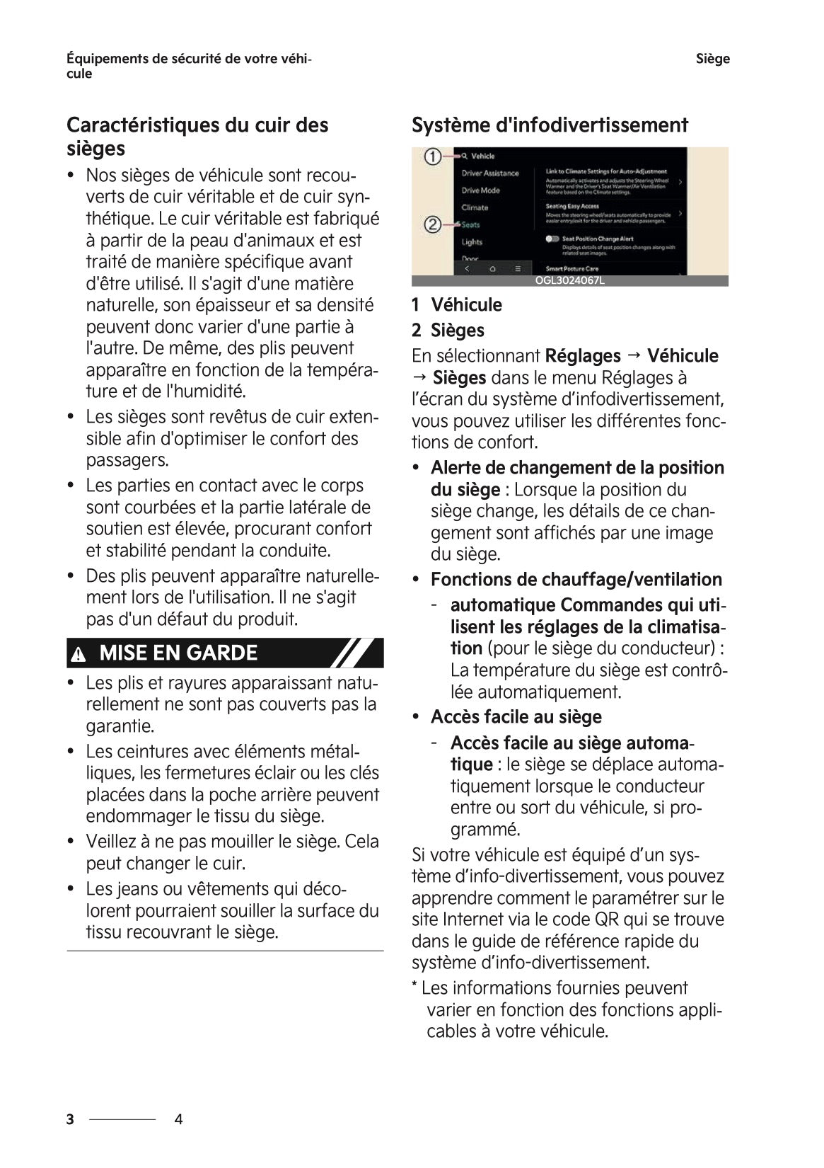 2025-2026 Kia Sportage Owner's Manual | French