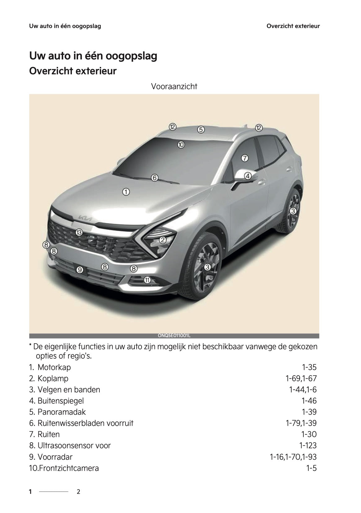 2024-2025 Kia Sportage Owner's Manual | Dutch