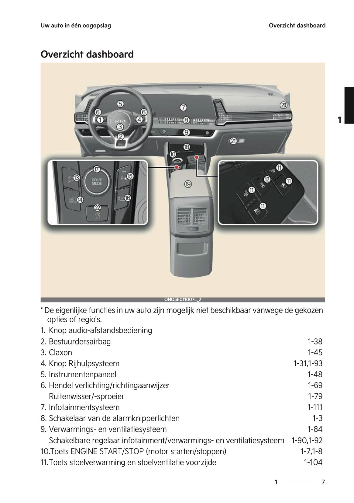 2024-2025 Kia Sportage Owner's Manual | Dutch