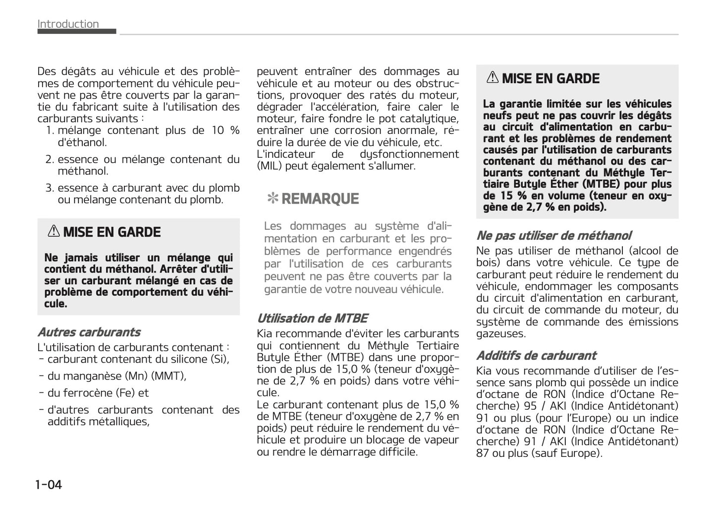 2020 Kia Stonic Owner's Manual | French