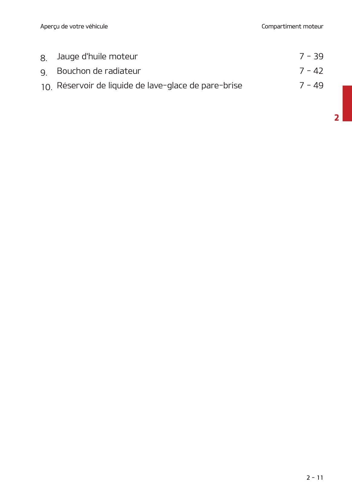 2021 Kia Stonic Owner's Manual | French