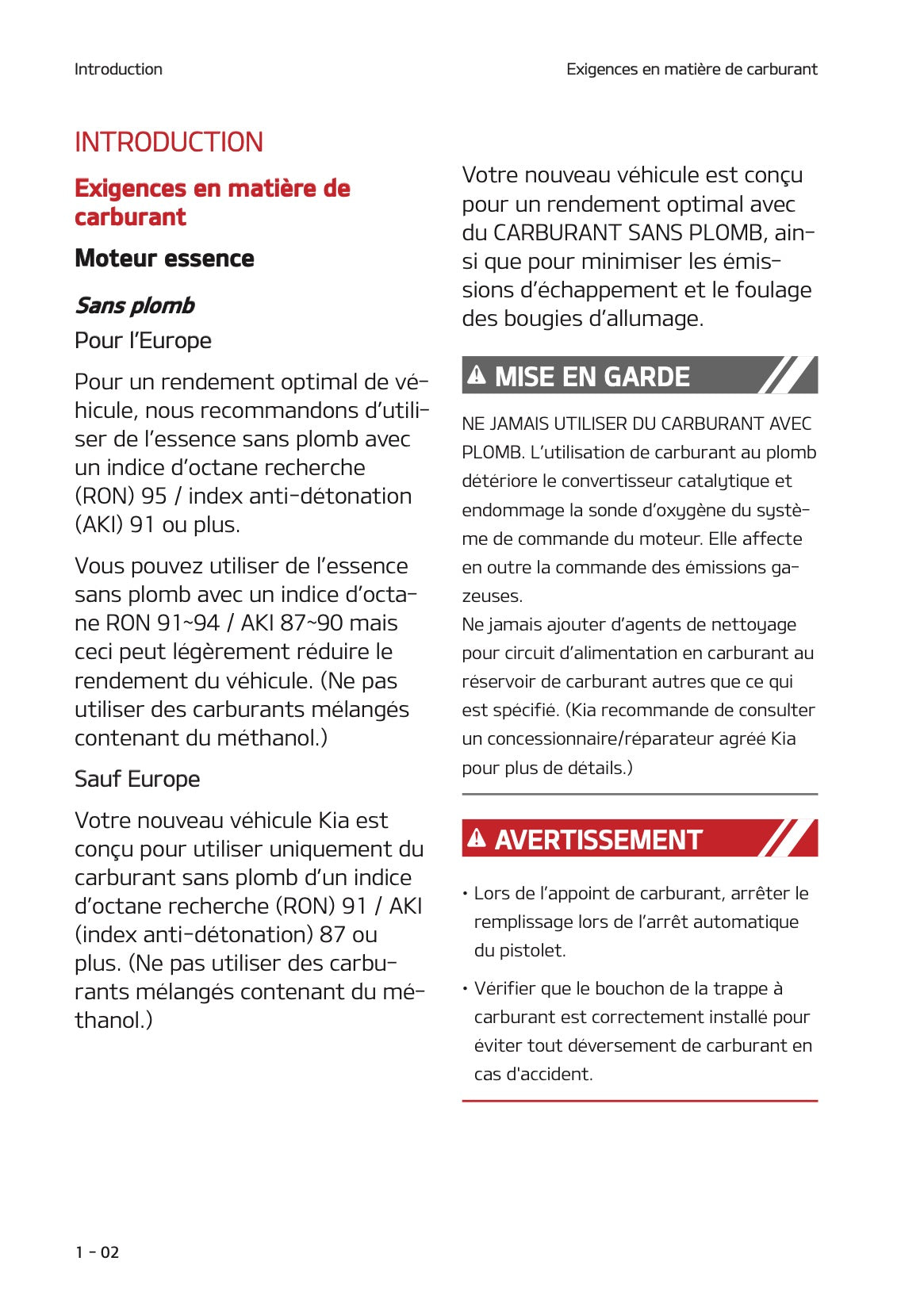 2021 Kia Stonic Owner's Manual | French