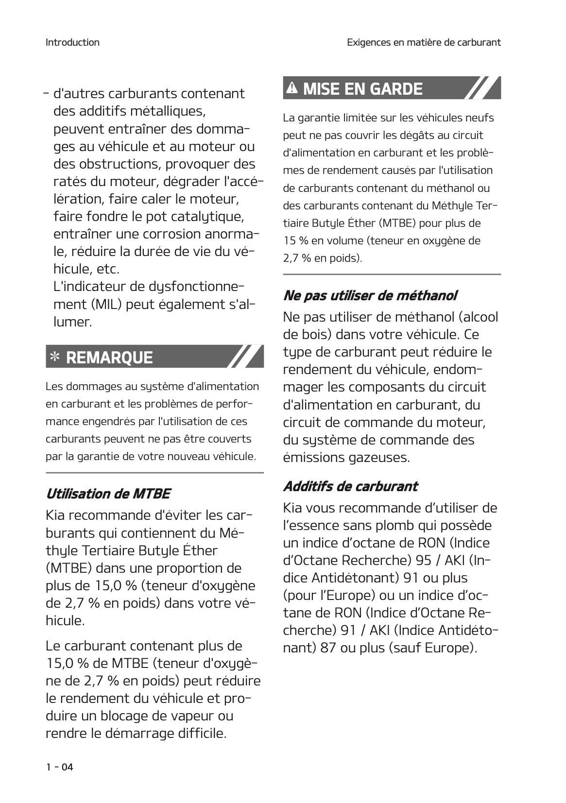 2021 Kia Stonic Owner's Manual | French