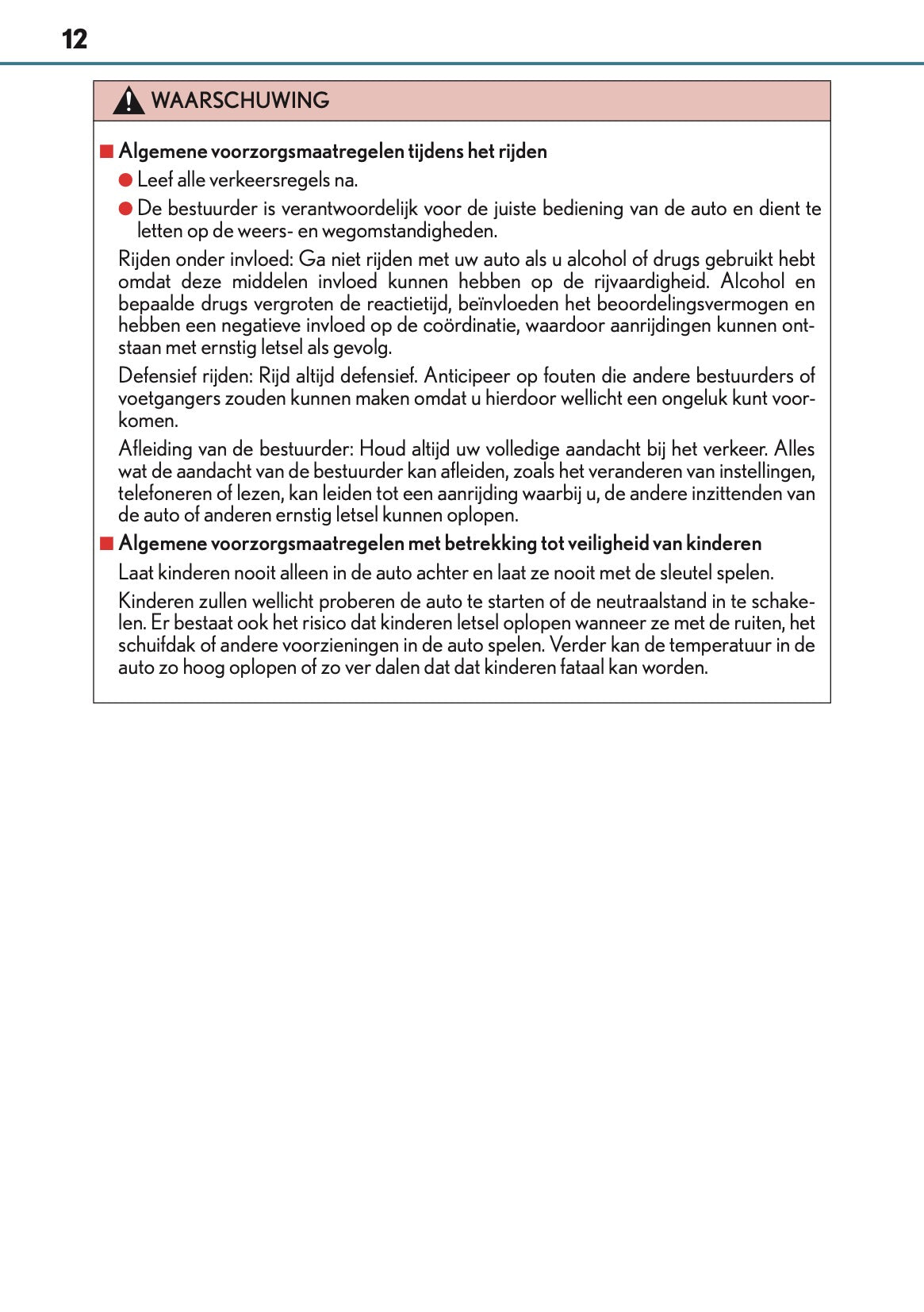 2016-2017 Lexus CT 200h Gebruikershandleiding | Nederlands