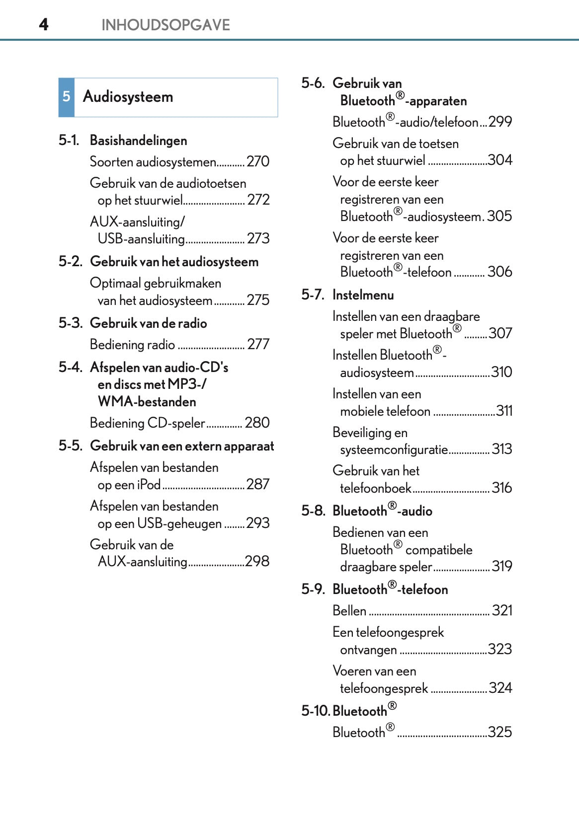 2016-2017 Lexus CT 200h Gebruikershandleiding | Nederlands