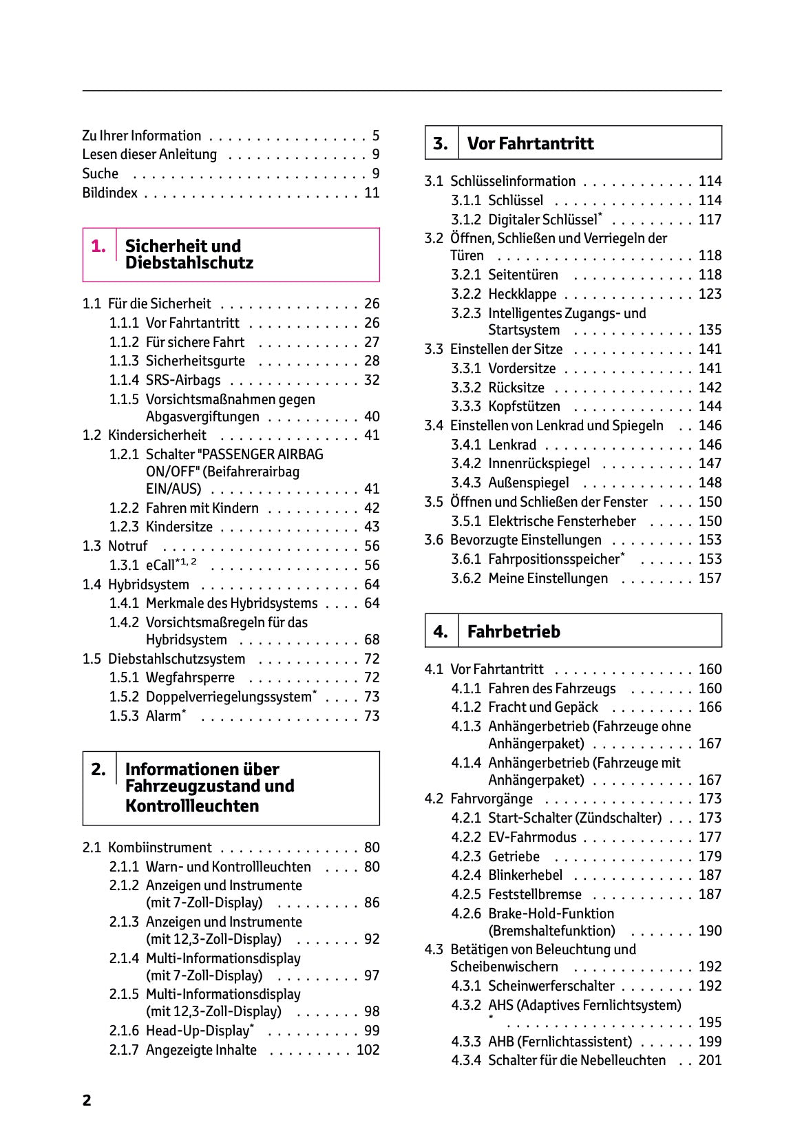 2025-2026 Lexus LBX Owner's Manual | German