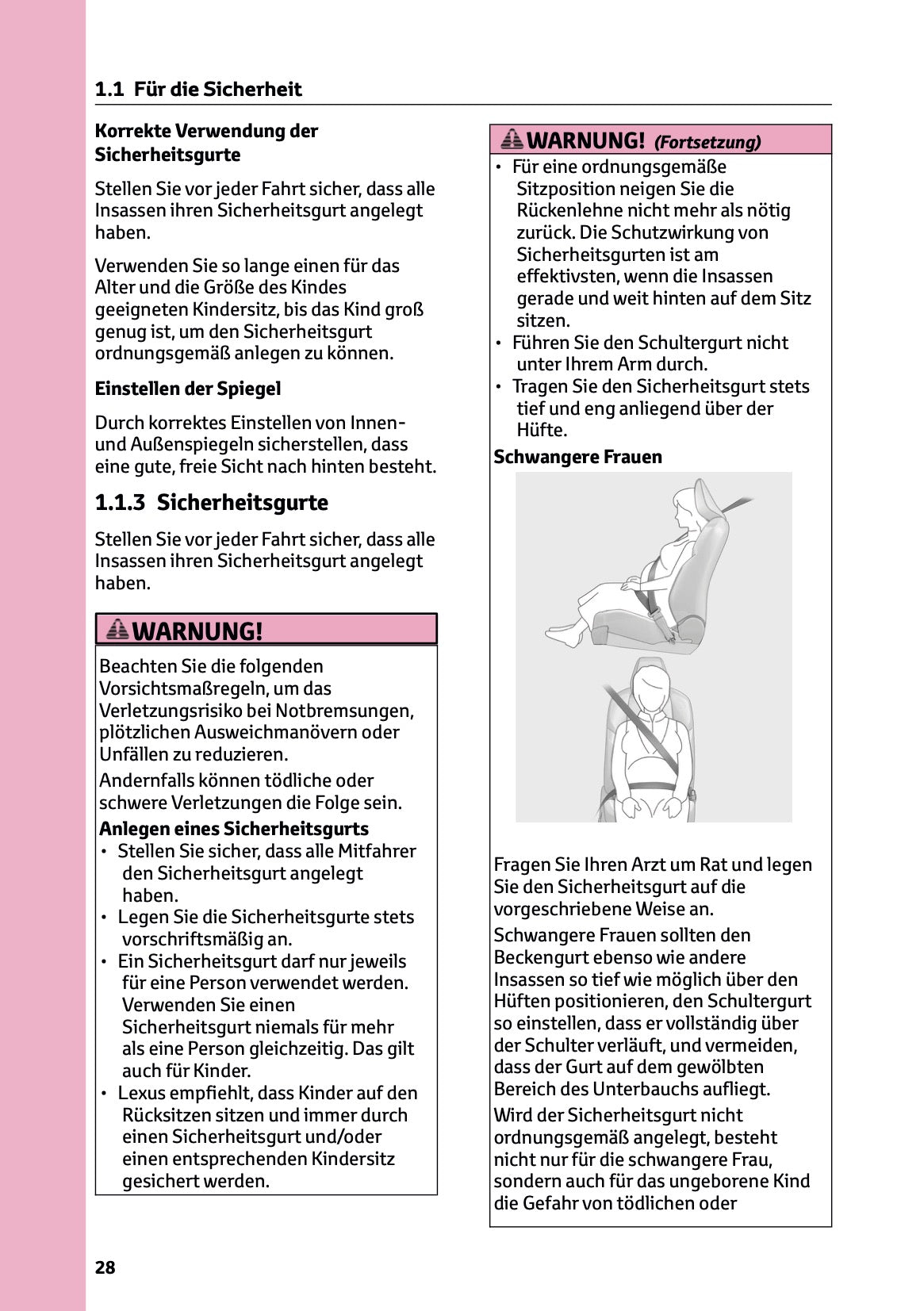 2025-2026 Lexus LBX Owner's Manual | German
