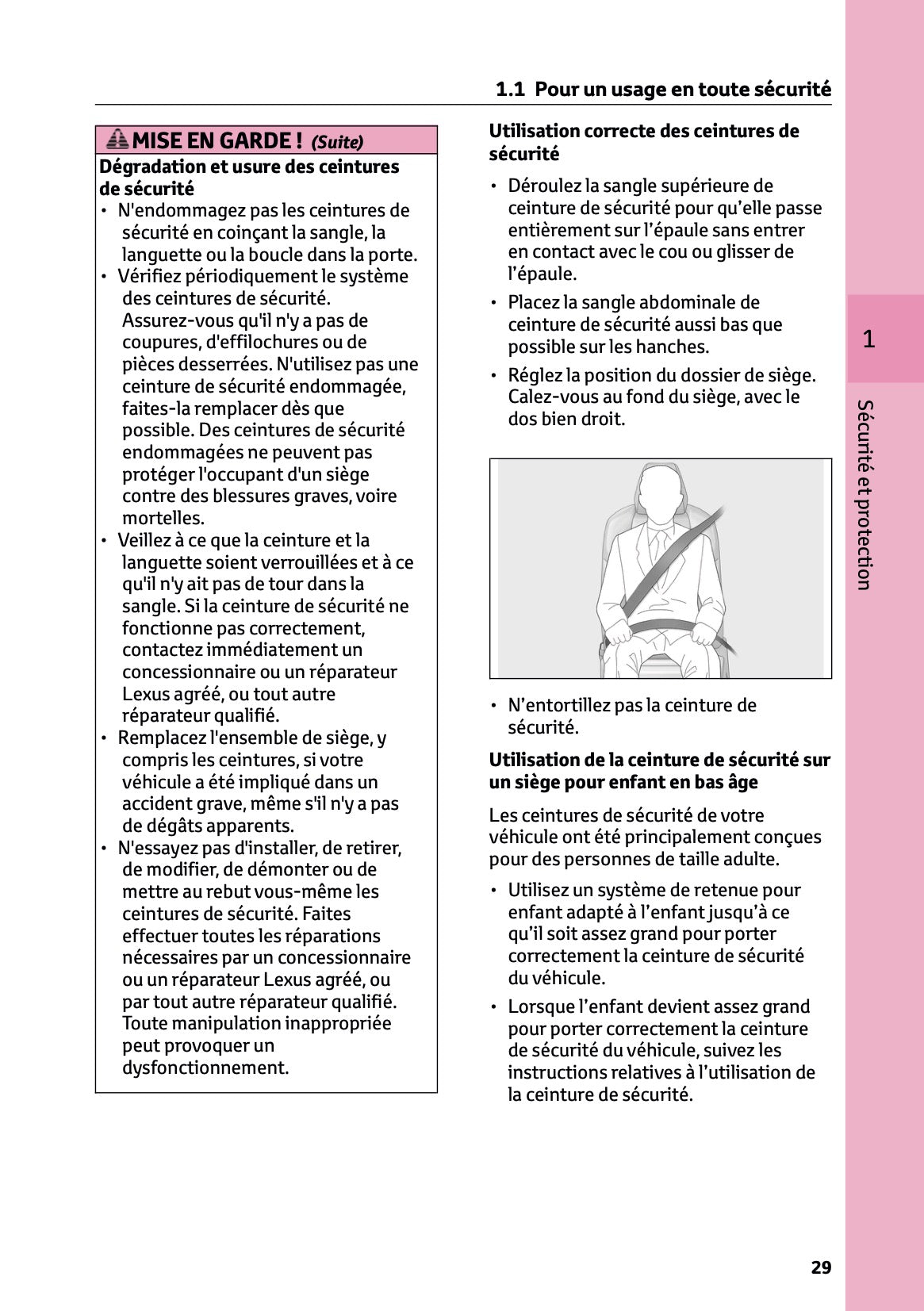 2025-2026 Lexus LBX Owner's Manual | French