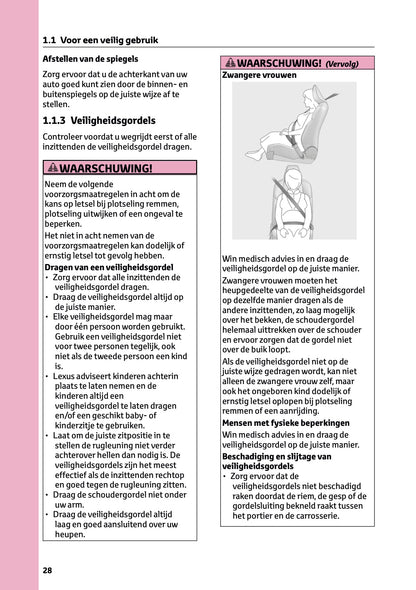 2025-2026 Lexus LBX Owner's Manual | Dutch