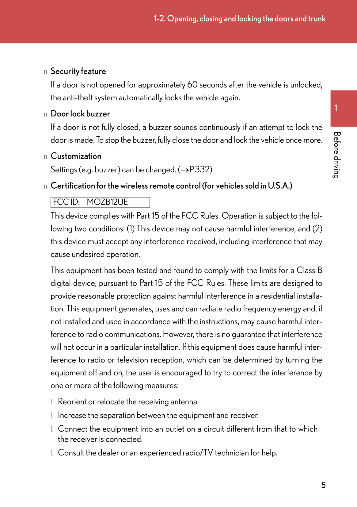 2007 Lexus SC430 Owner's Manual | English