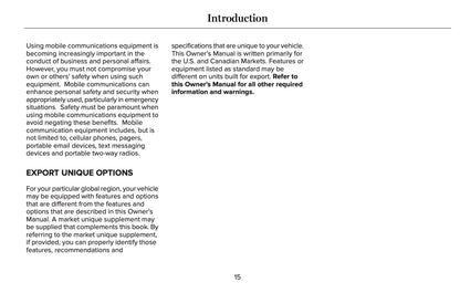 2017 Lincoln MKC Owner's Manual | English US